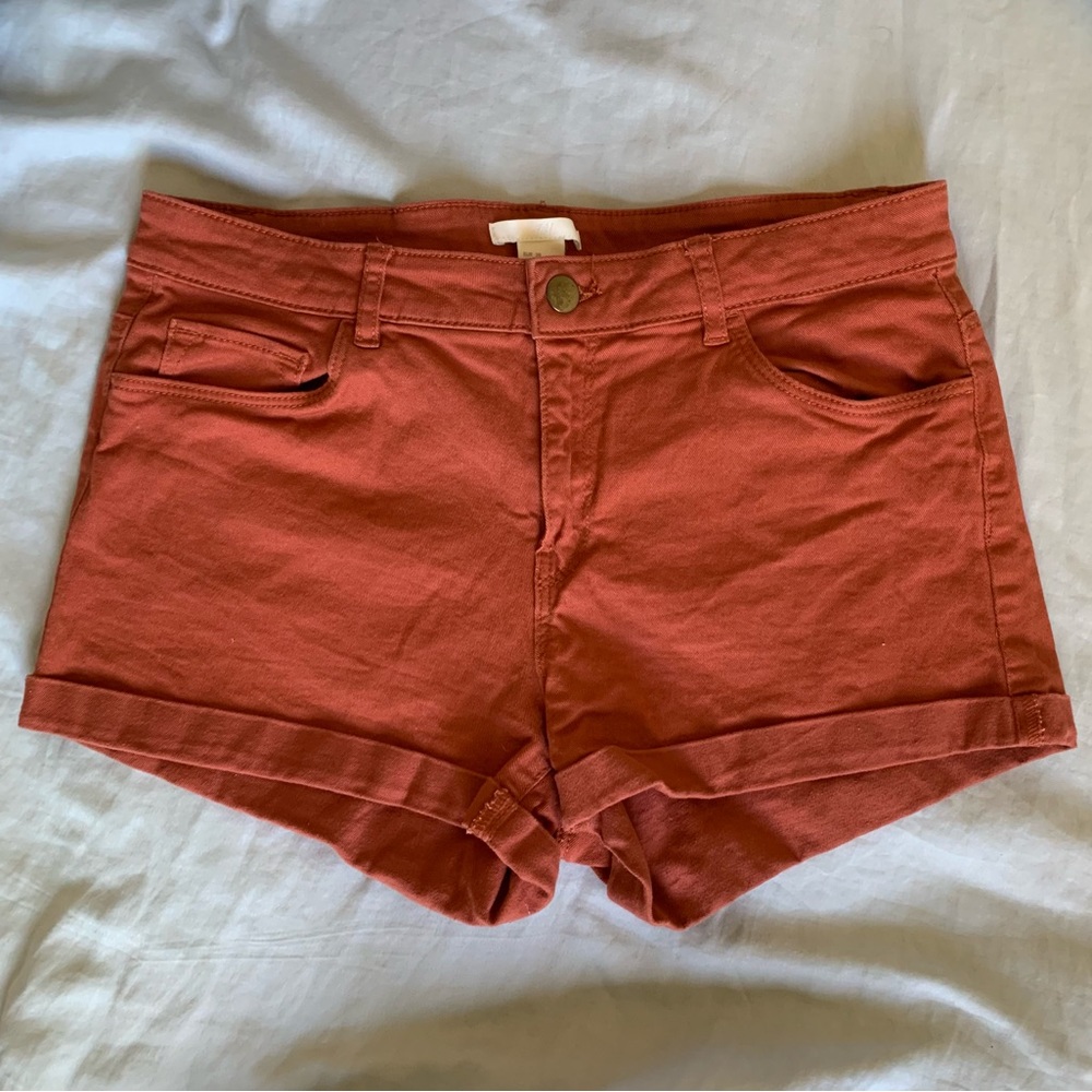 Rust Orange H&M Shorts